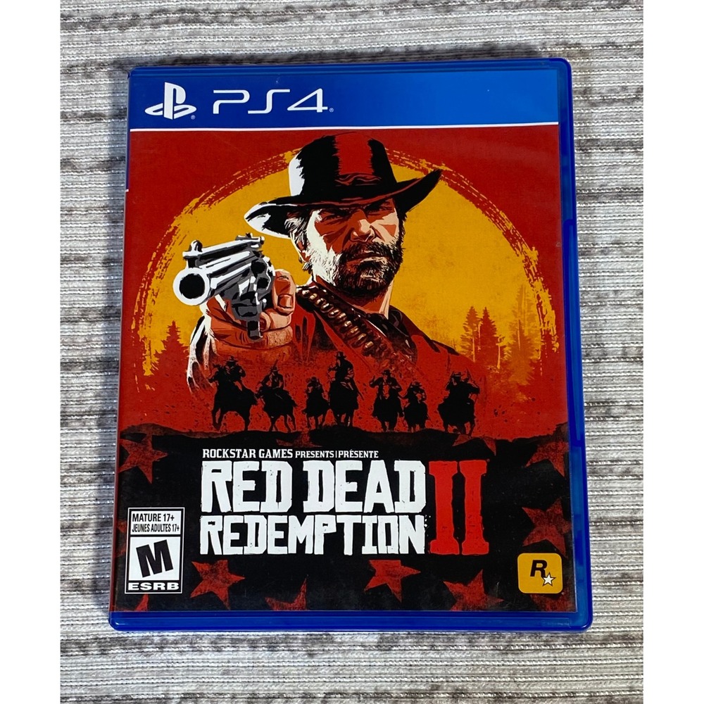 Red Dead Redemption 2 II Sony PlayStation 4 PS4 Rockstar Games Complete with Map